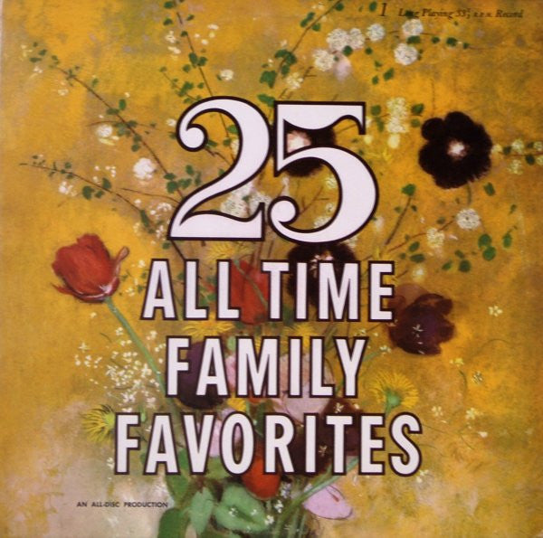 Unknown Artist : 25 All Time Family Favorites (LP, Comp)