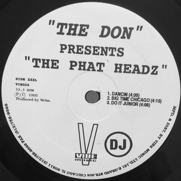Joey "The Don" Donatello : The Phat Headz (12", Promo)
