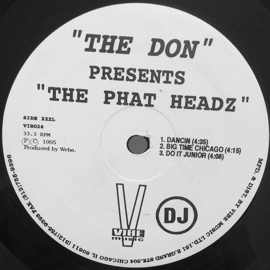 Joey "The Don" Donatello : The Phat Headz (12", Promo)