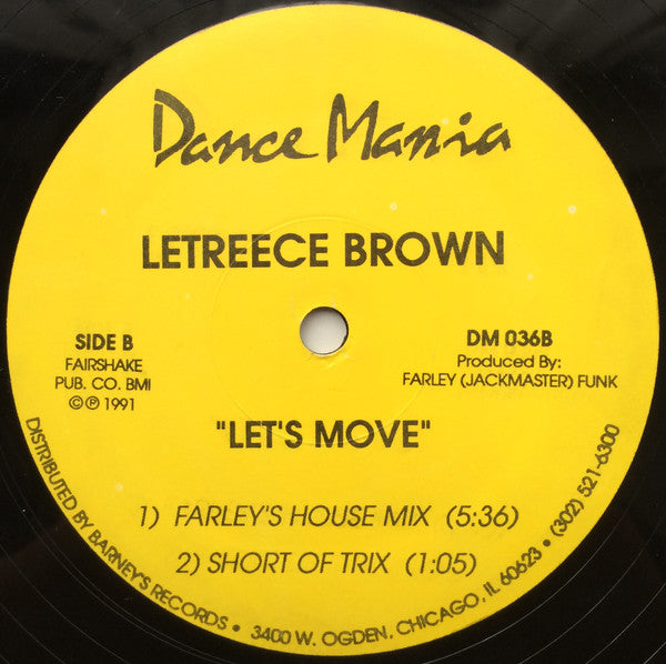 Leatrice Brown : Let's Move (12")