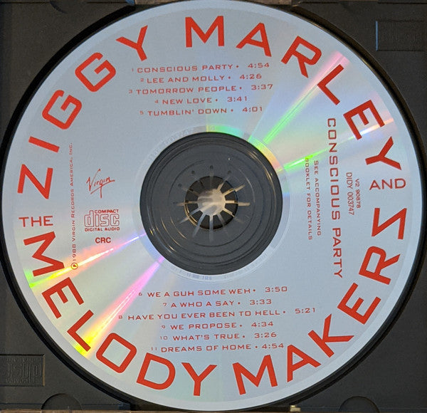 Ziggy Marley And The Melody Makers : Conscious Party (CD, Album, Club, CRC)