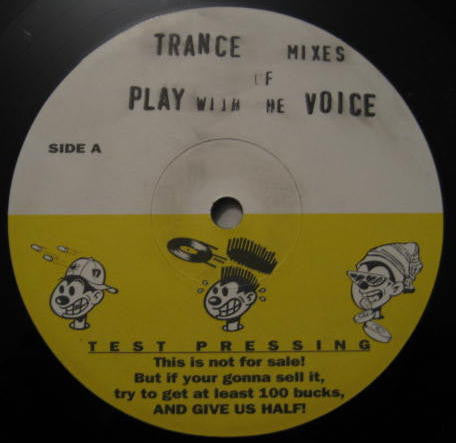 Joe T. Vannelli : Play With The Voice (Trance Mixes) (12", TP)