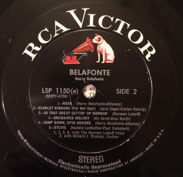 Harry Belafonte : Belafonte (LP, Album, RE, Bla)