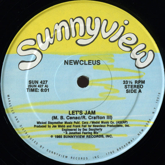 Newcleus : Let's Jam (12")