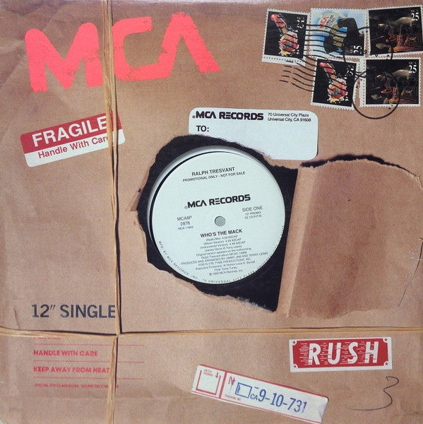 Ralph Tresvant : Who's The Mack (12", Promo)