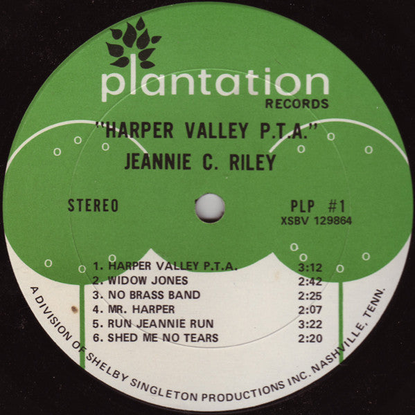 Jeannie C. Riley : Harper Valley P.T.A. (LP, Album)