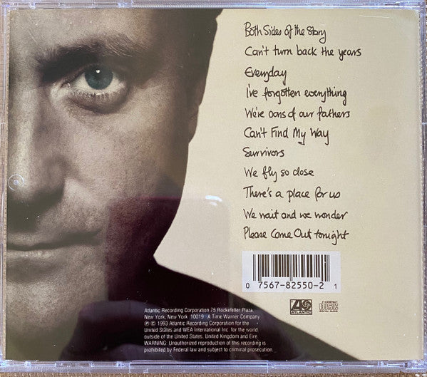 Phil Collins : Both Sides (CD, Album)