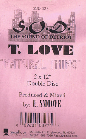 T. Love (2) : Natural Thing (2x12", W/Lbl)