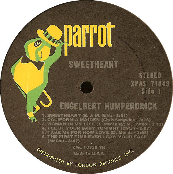 Engelbert Humperdinck : Sweetheart (LP, Album)