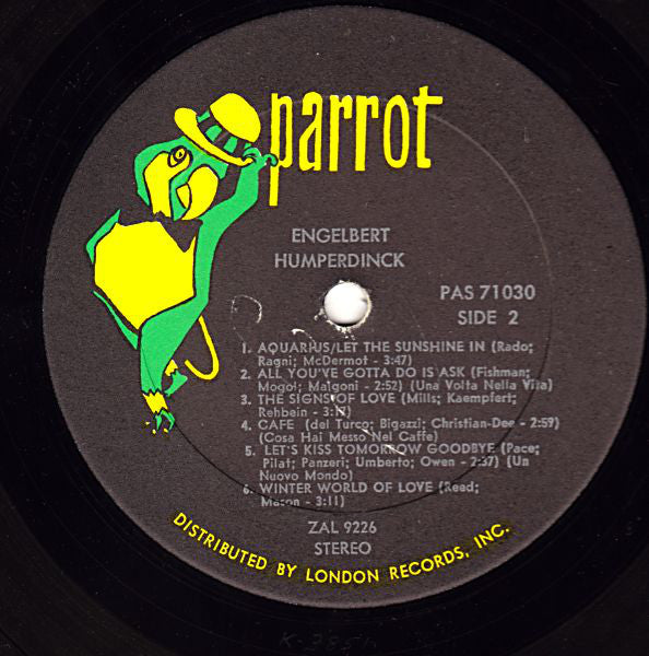 Engelbert Humperdinck : Engelbert Humperdinck (LP, Album)