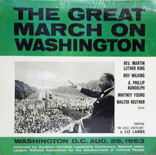 Various : The Great March On Washington (LP, Album, Mono)