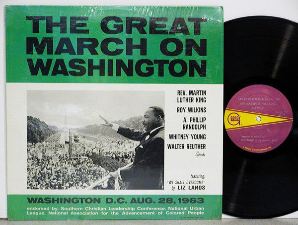 Various : The Great March On Washington (LP, Album, Mono)