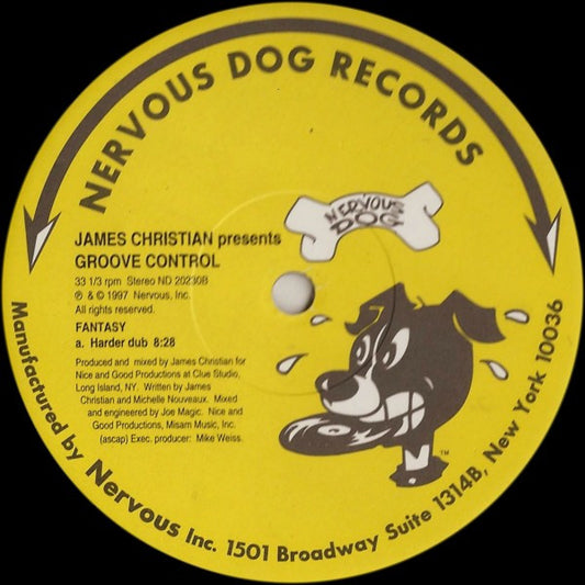 James Christian Presents Groove Control (9) : Fantasy (12")