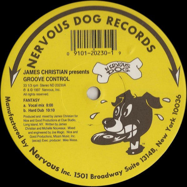 James Christian Presents Groove Control (9) : Fantasy (12")