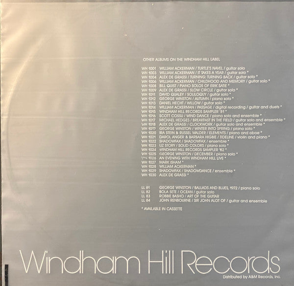 Various : An Evening With Windham Hill Live (LP, Album, RTI)