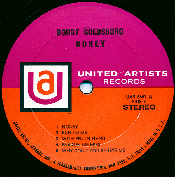 Bobby Goldsboro : Honey (LP, Album)