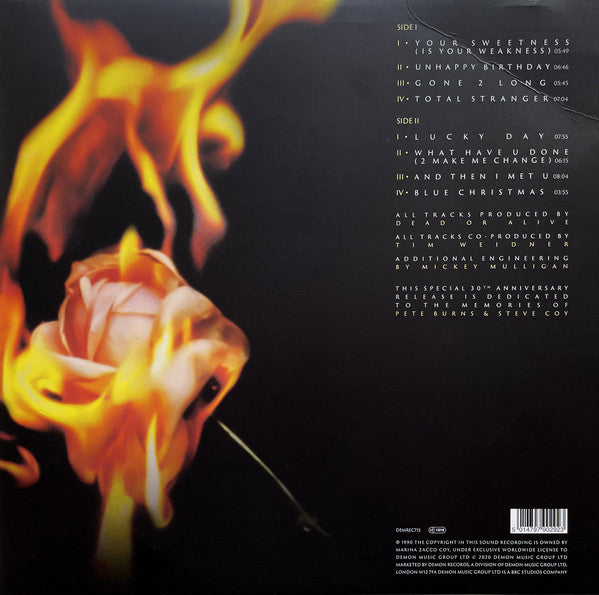Dead Or Alive : Fan The Flame (Part 1) (LP, Album, RE, Whi)
