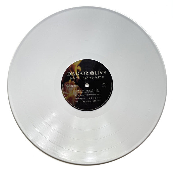 Dead Or Alive : Fan The Flame (Part 1) (LP, Album, RE, Whi)