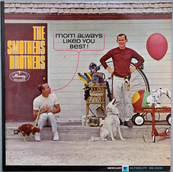 Smothers Brothers : Mom Always Liked You Best! (LP, Album, Mono, Rim)