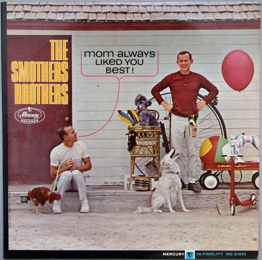 Smothers Brothers : Mom Always Liked You Best! (LP, Album, Mono, Rim)