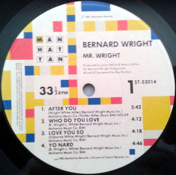 Bernard Wright : Mr. Wright (LP, Album)