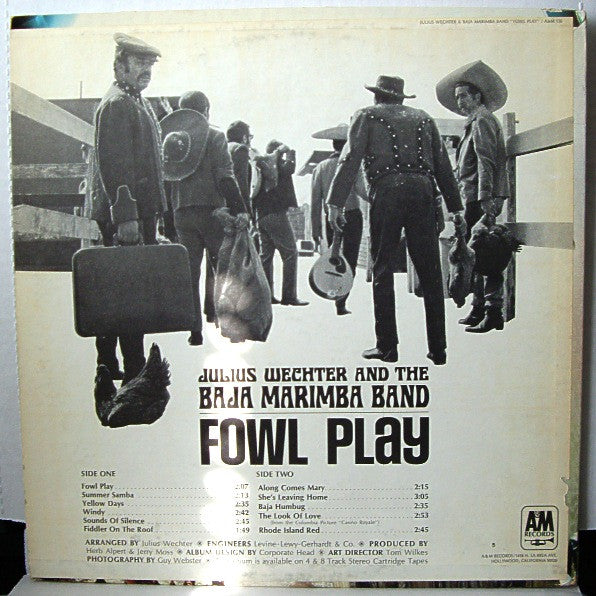 Julius Wechter And Baja Marimba Band : Fowl Play (LP, Album, Mon)