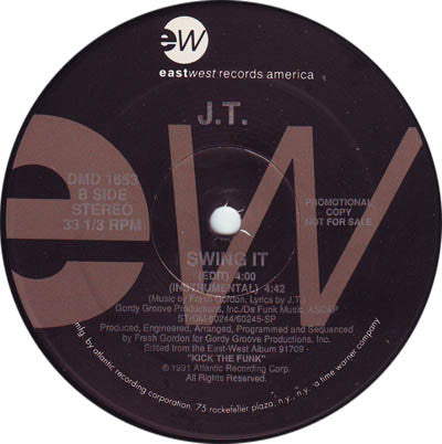 J.T. : Swing It (12", Promo)