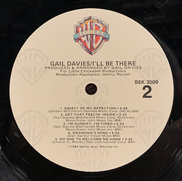 Gail Davies : I'll Be There (LP, Album, Jac)
