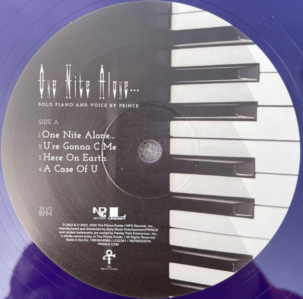 Prince : One Nite Alone... (LP, Album, Ltd, RE, Pur)
