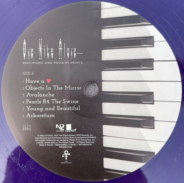 Prince : One Nite Alone... (LP, Album, Ltd, RE, Pur)