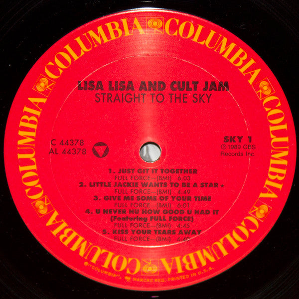 Lisa Lisa & Cult Jam : Straight To The Sky (LP, Album)