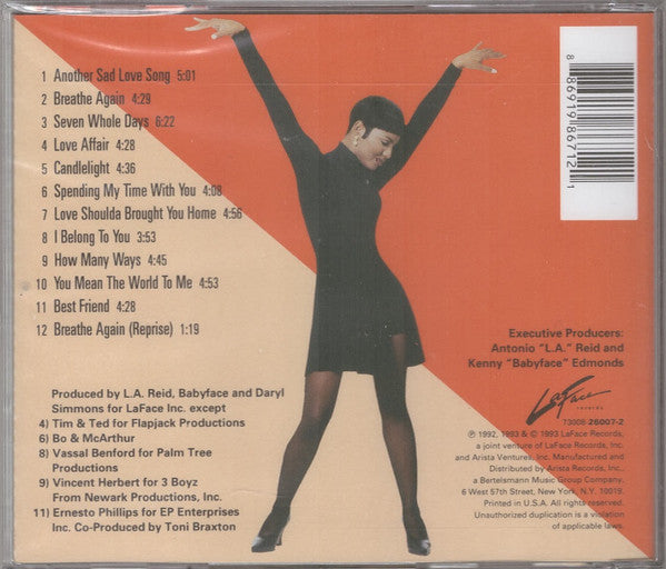 Toni Braxton : Toni Braxton (CD, Album, RE)