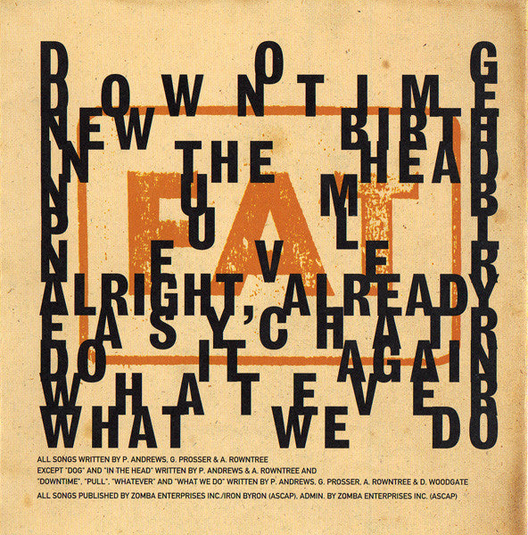 Fat (3) : Fat (CD, Album)