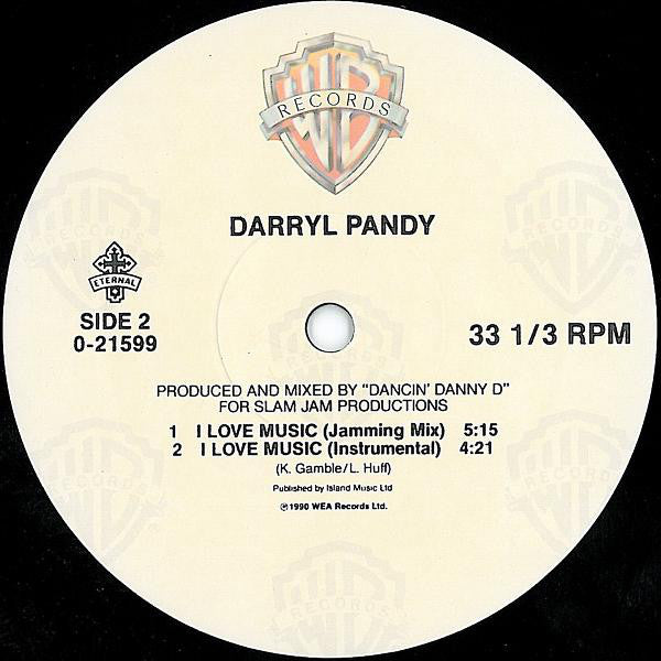 Darryl Pandy : I Love Music (12")