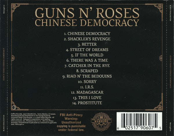 Guns N' Roses : Chinese Democracy (CD, Album)