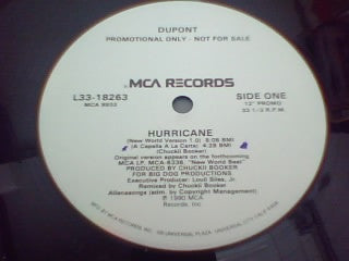 Dupont (4) : Hurricane (12", Promo)