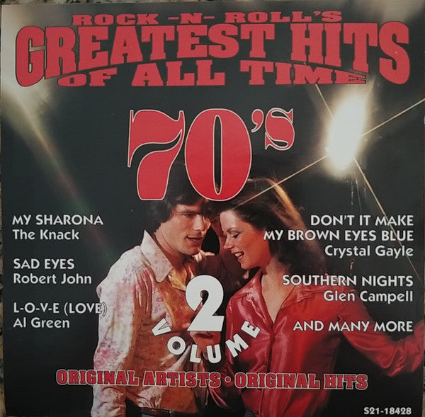 Various : Rock-N-Roll's Greatest Hits Of All Time 70's Volume 2 (CD, Comp)