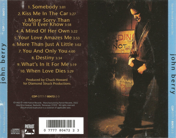 John Berry (8) : John Berry (CD, Album)
