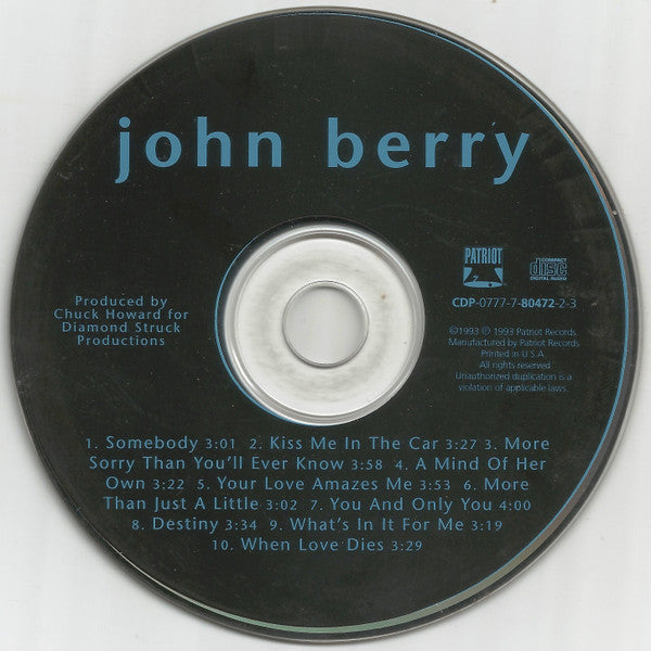 John Berry (8) : John Berry (CD, Album)