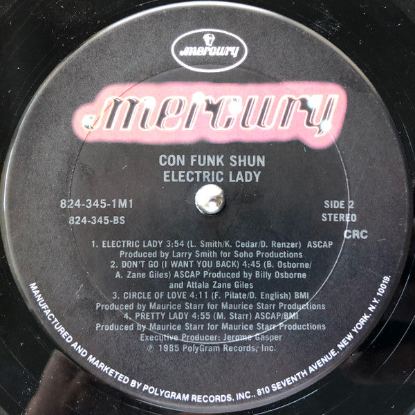 Con Funk Shun : Electric Lady (LP, Album, Club)