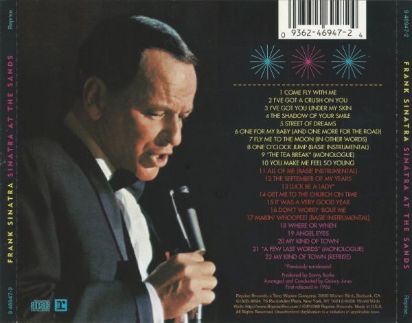Frank Sinatra With Count Basie Orchestra : Sinatra At The Sands (CD, Album, RE)