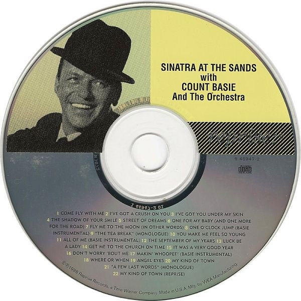 Frank Sinatra With Count Basie Orchestra : Sinatra At The Sands (CD, Album, RE)