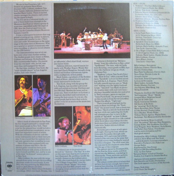 Billy Cobham · Steve Khan · Alphonso Johnson · Tom Scott : Alivemutherforya (LP, Album)