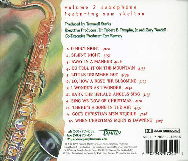 Sam Skelton : Simplicity Christmas Volume 2 - Saxophone (A Spiritual Instrumental Music Experience) (CD, Album)