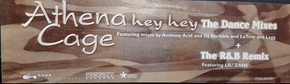 Athena Cage : Hey Hey (12", Promo)