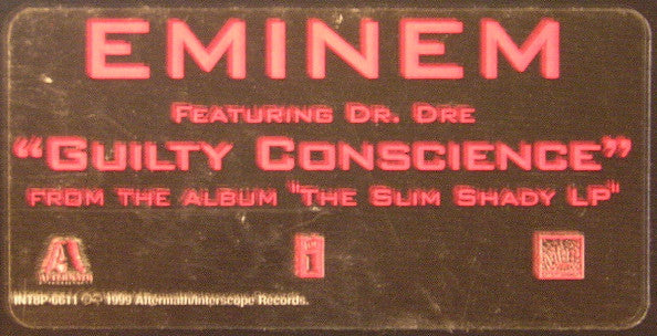 Eminem Featuring Dr. Dre : Guilty Conscience (12", Promo)