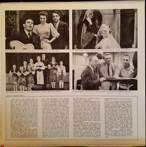 Various : The Sound Of Music (Original Broadway Cast) (LP, Album, Mono, Gat)