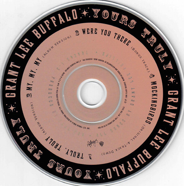 Grant Lee Buffalo : Yours Truly (CD, Single, Promo)