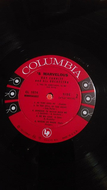 Ray Conniff & His Orchestra : 'S Marvelous (LP, Mono, RP)