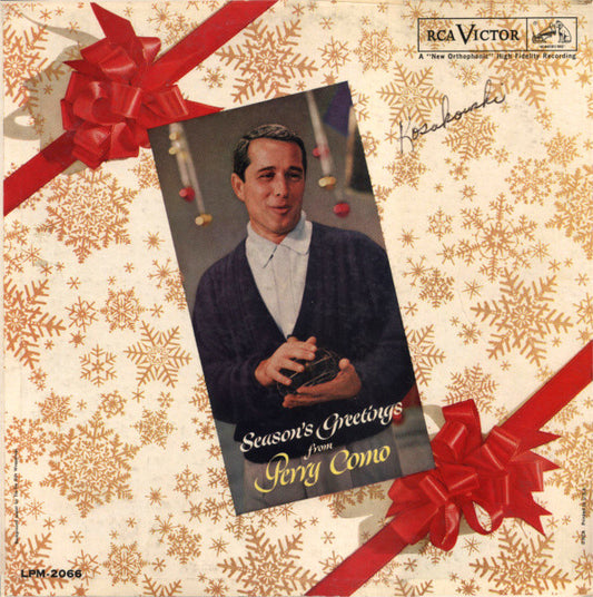 Perry Como : Season's Greetings From Perry Como (LP, Album, Mono, RP, Ind)